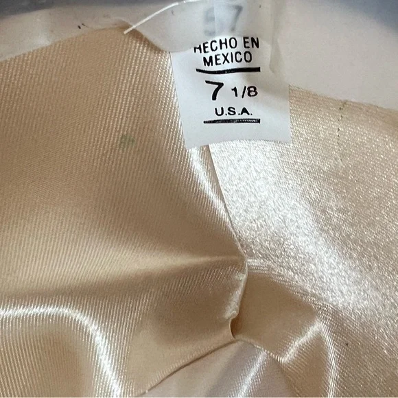 Sombrero White Diamonds 100X Estilo Sinaloa San Judas 7 1/8 - Western Cowboy Hat